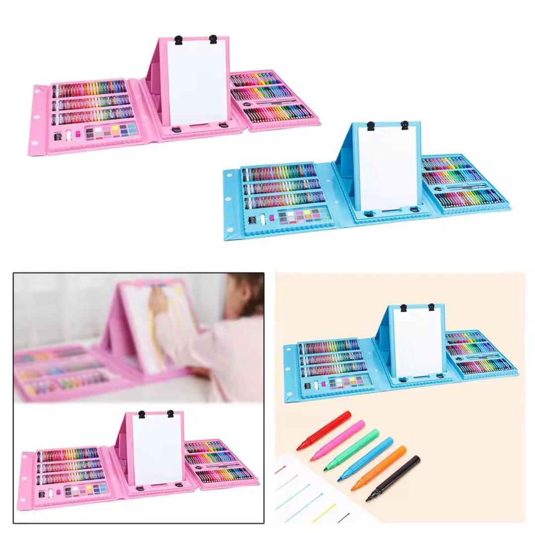 الحقيبة الفنية الفاخرة – 208 قطعة  🎨😍